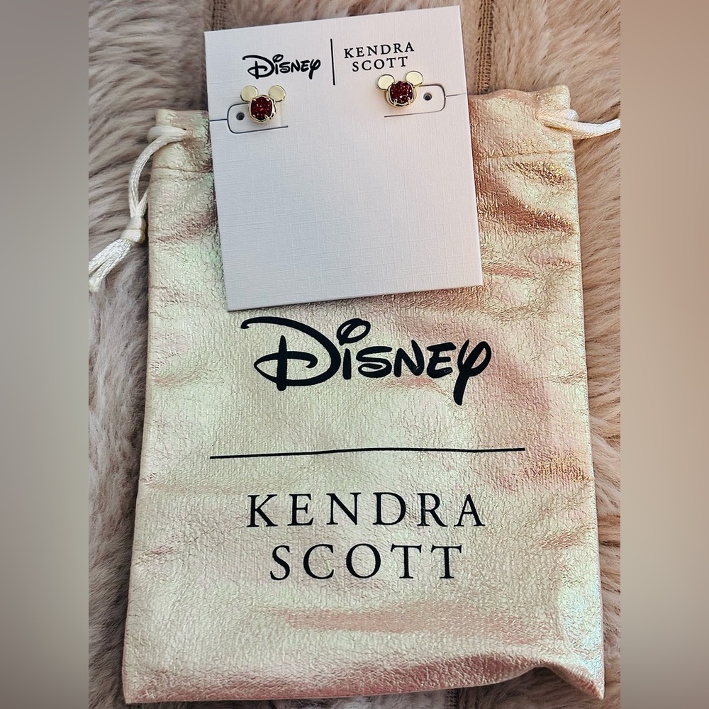 Disney | Kendra Scott Gold Mickey Mouse Stud Earrings - Picture 6 of 6